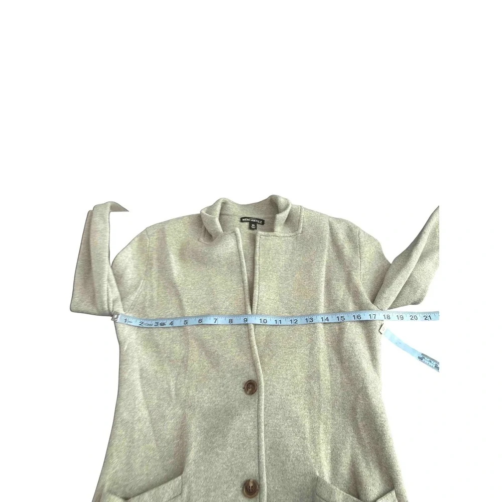 J.Crew Sweater Blazer Heather Gray Office Work Career Business Knit XS‎